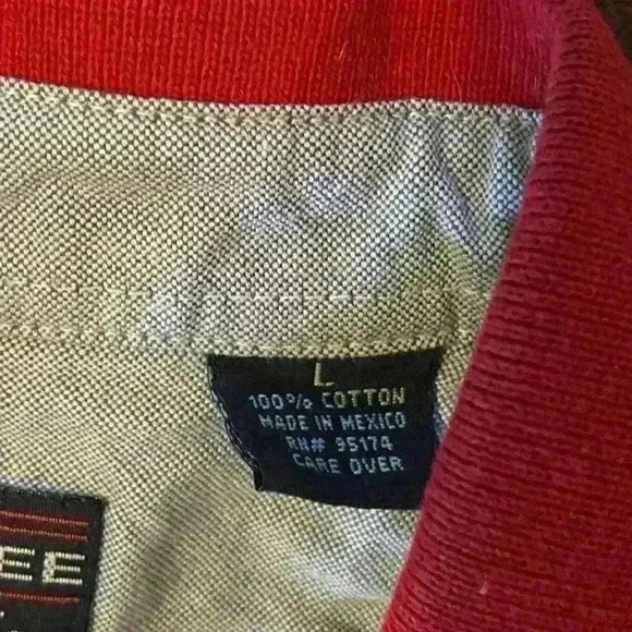 Roundtree & Yorke Men’s L Plaid Long Sleeve Polo Christmas Preppy Holiday Red - Picture 5 of 16